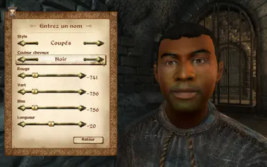 Gogan has black hair color