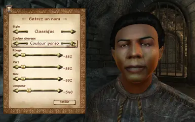 Gogan guard has custom hair color