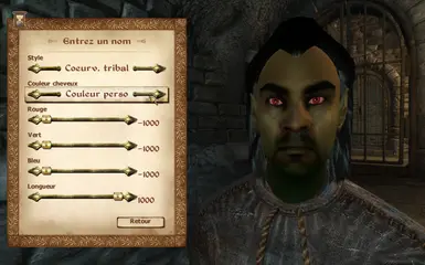 Harrow has custom hair color