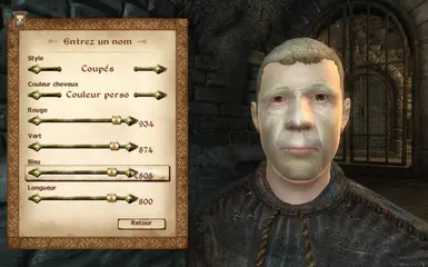 Alain had custom hair color