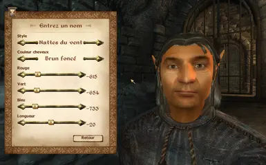Athrelor has dark brown hair color