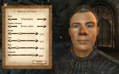 Vidkun had light brown hair color
