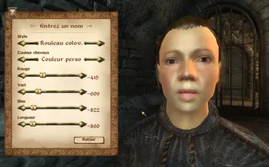 Eyja has special brown hair color