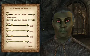 Orum Gang Dark Elf 2 has custom hair color