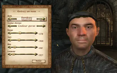 Gladiator Male Breton has custom hair color