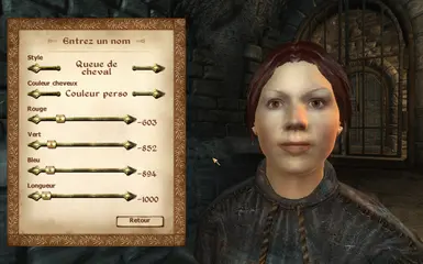 Caroline has custom hair color