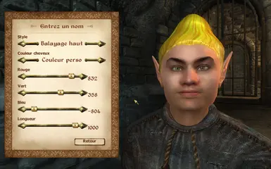 Adoring Fan has custom hair color