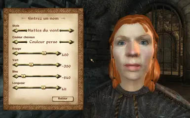 Yellow Team Champion has custom hair color