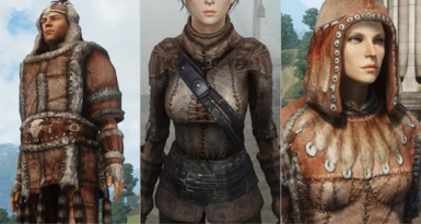 Fur and Leather Armor - Visual Edits