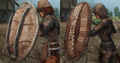 fur / leather shield