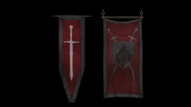 before Fighter's Guild banners