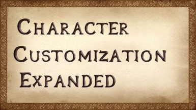 Character Customization Expanded