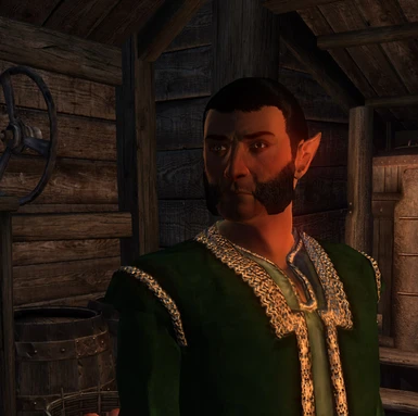 Example, Breton with elven ears and mutton chops