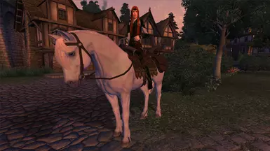 Tauriel on Horse Back