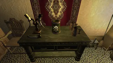 Candle Jar, Drinking Horns, and Mugs