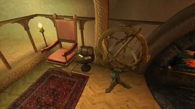 Satin Chair, Small Parcell, Letters, and Globe