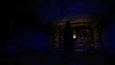 Spooky atmosphere within the dungeon.