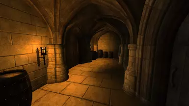 Barrels moved to basement.