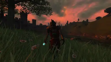 Lich wandering the countryside.