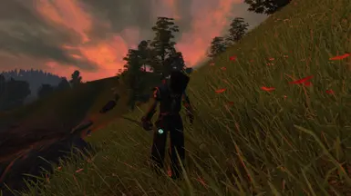 Lich wandering the countryside.