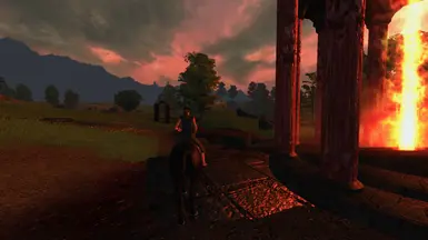 What you will see upon first entering Carhenia.