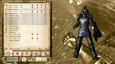 Retextured Paladin armor with blacked out helmet interior.