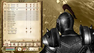 Retextured Paladin armor with no chainmail flap on helmet.