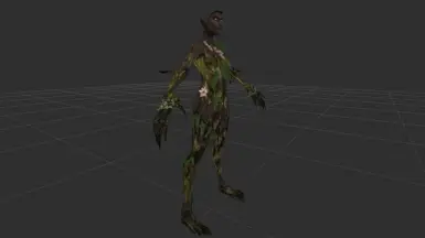 Hairless Spriggan in Nifskope (Side)