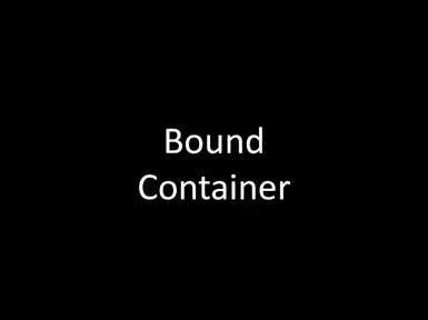 Bound Container