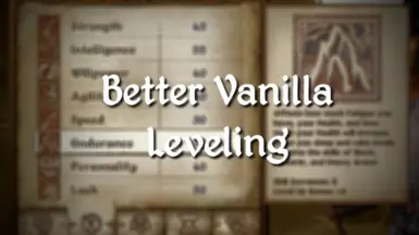Better Vanilla Leveling - Attribute Bonus and Training Rollover and More