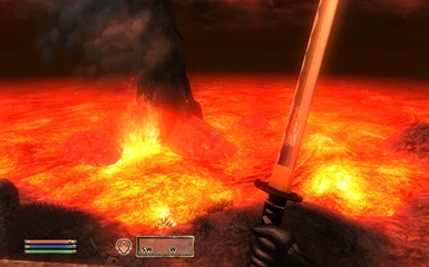 first Oblivion gate lava