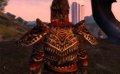 Morrowind Guardian Armor Back