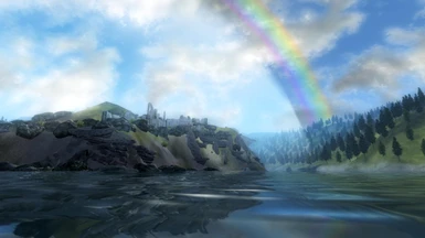 Rainbows over Cliffs of Anvil