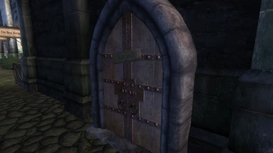 As you can see the doorway looks ugly as heck