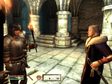 Arren and Uriel conversing in the heat of battle