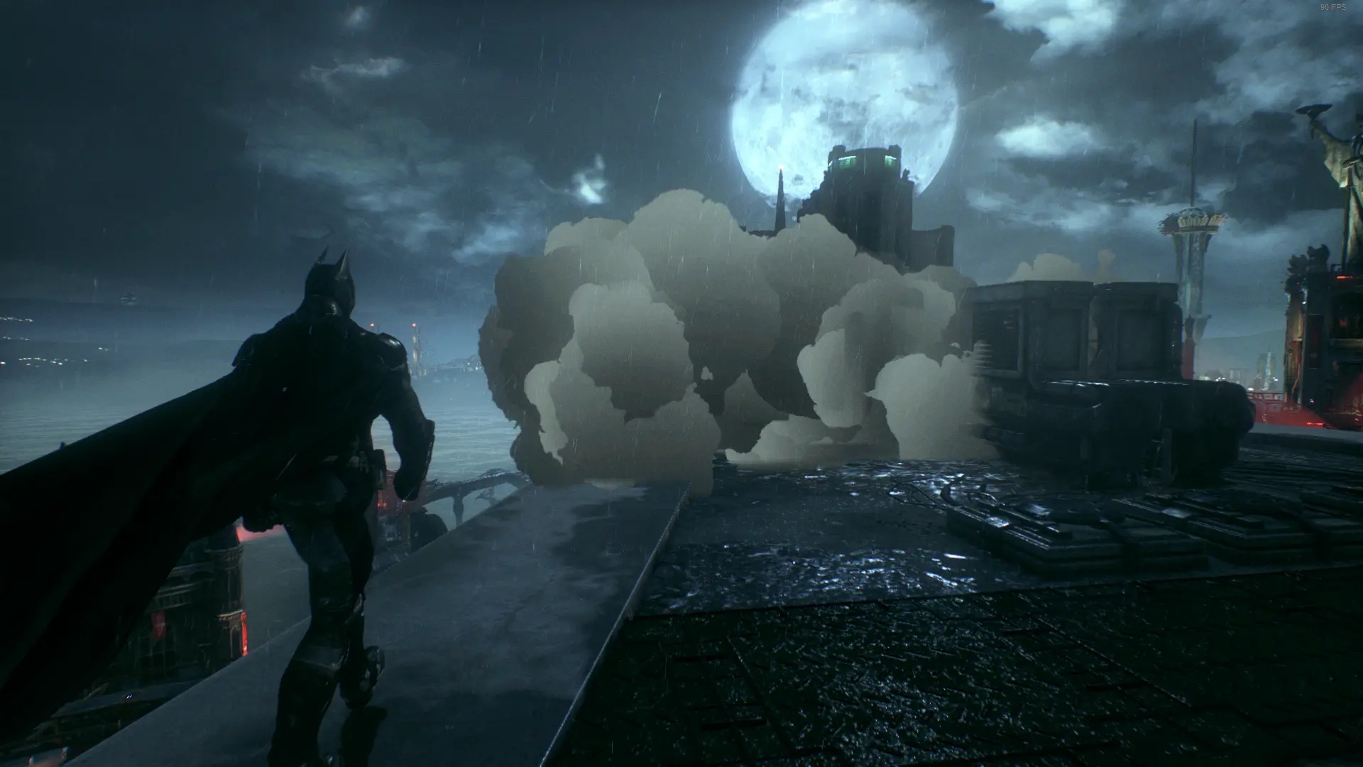 Animated Smoke Pellet Clouds (tfc Installer) At Batman: Arkham Knight 