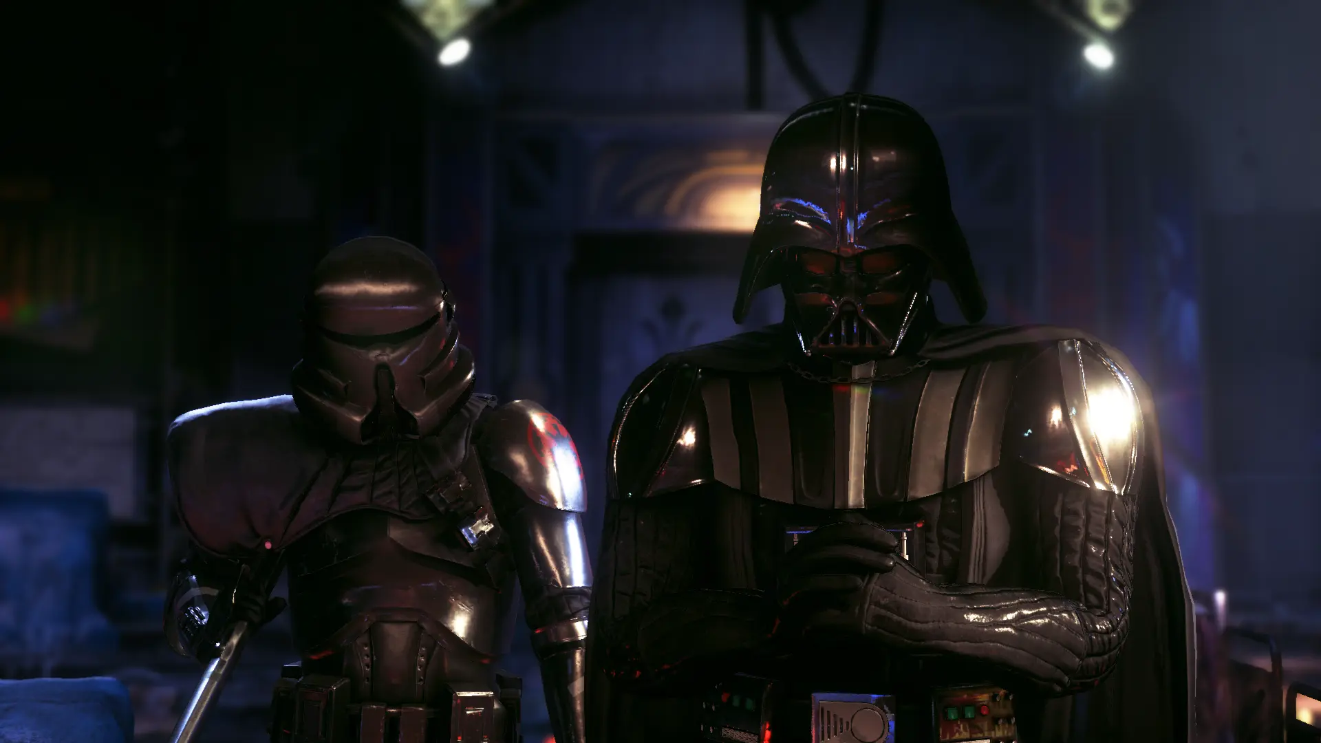 Star Wars Jedi Fallen Order - Darth Vader and Purge Troopers at Batman ...