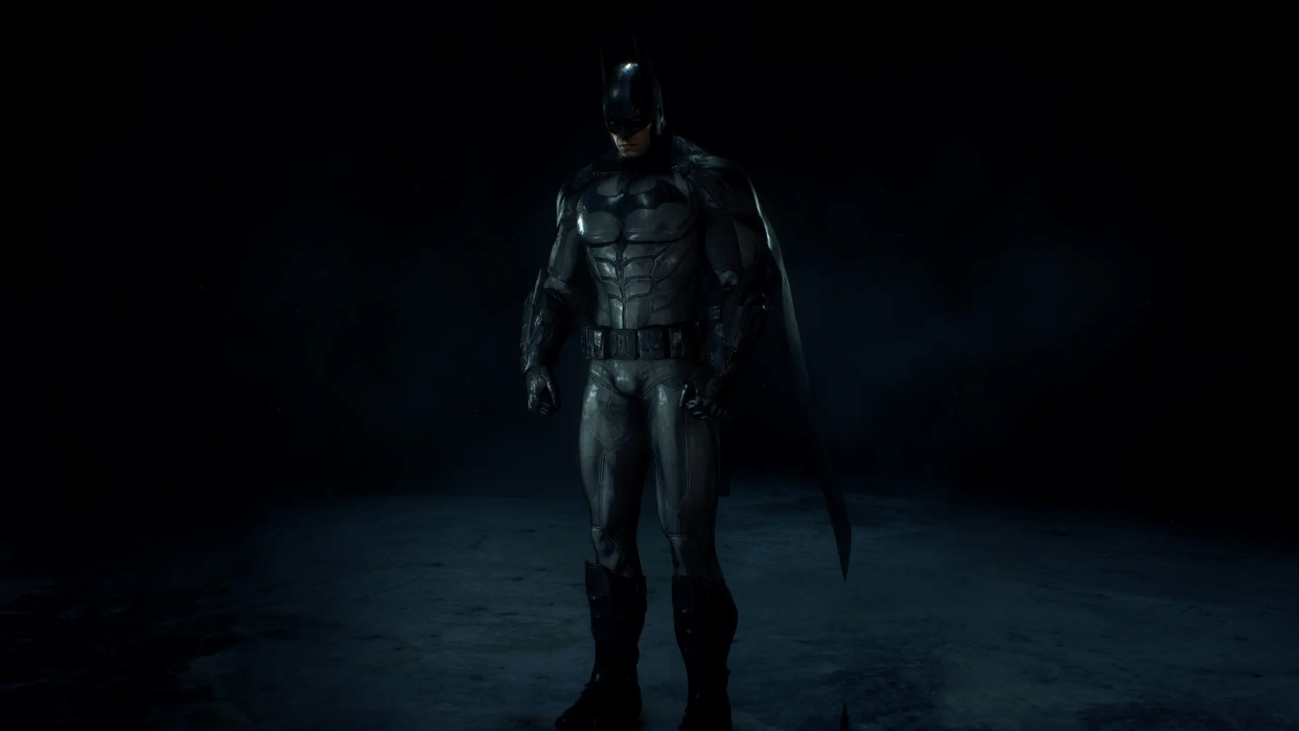 Batsuit 7.43 Recolor - Grey underwear and black belt. at Batman: Arkham ...