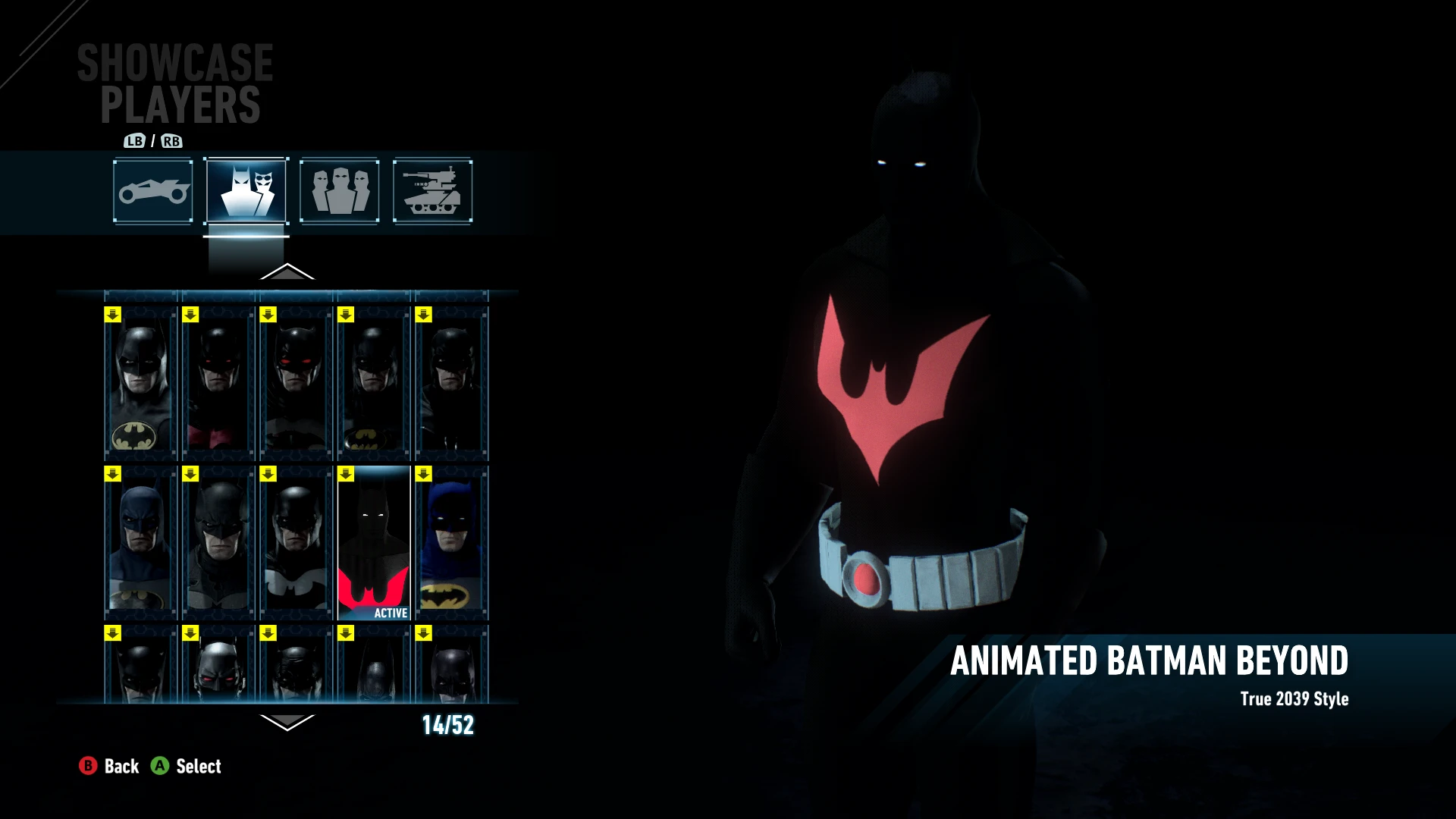 Animated Batman Beyond (New Suit Slot) At Batman: Arkham Knight Nexus ...