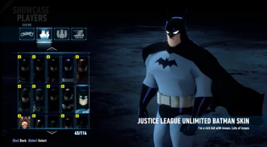 Justice League Unlimited (New Suit Slot)
