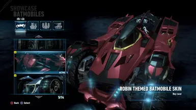 Black Turret on Red Robin Batmobile