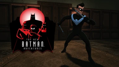 Cel-Shaded The New Batman Adventures Nightwing (New Suit Slot)