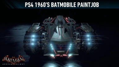 PS4 1960s Batmobile Paintjob