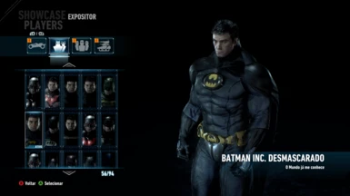 BATMAN INC. UNMASKED (New Suit Slot)