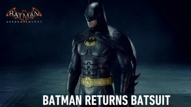 Batman Returns Batsuit