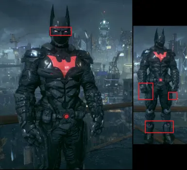 glowing eyes pack (Batman Arkham City) mod by thebatmanhimself on