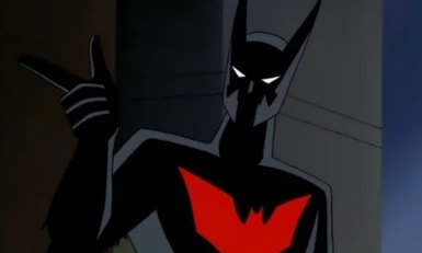 Use the Batman beyond cape on any skin.