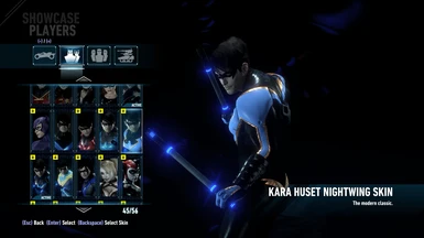 Kara Huset's Nightwing (New Suit Slot)