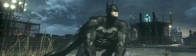 Batman doing Catwoman's crouch