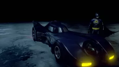 Blue 1989 Batmobile